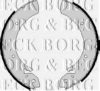 BORG & BECK BBS6214 Brake Shoe Set